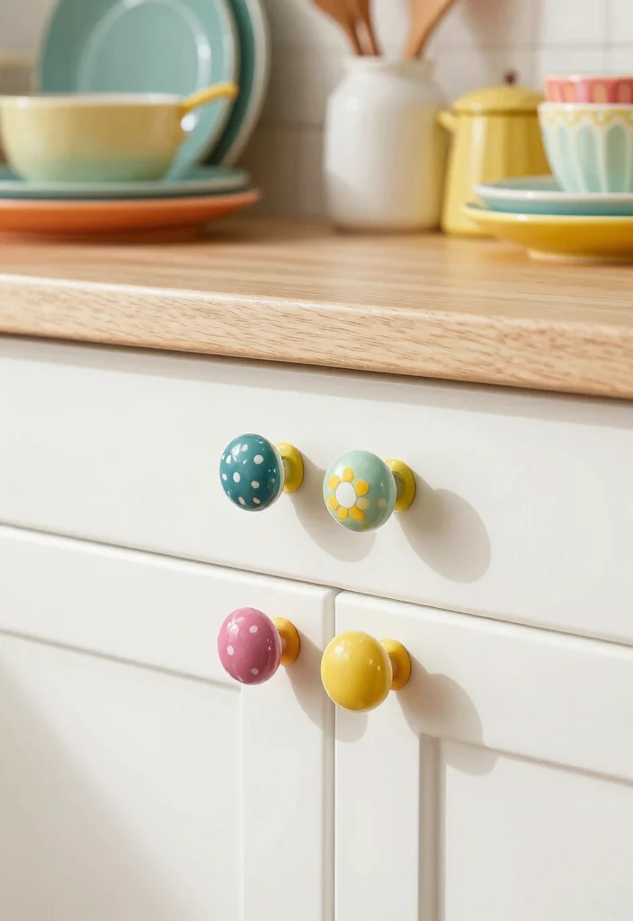 12 Kitchen Cabinet Hardware Ideas That Instantly Upgrade Style 9. Colorful Resin Hardware 0
