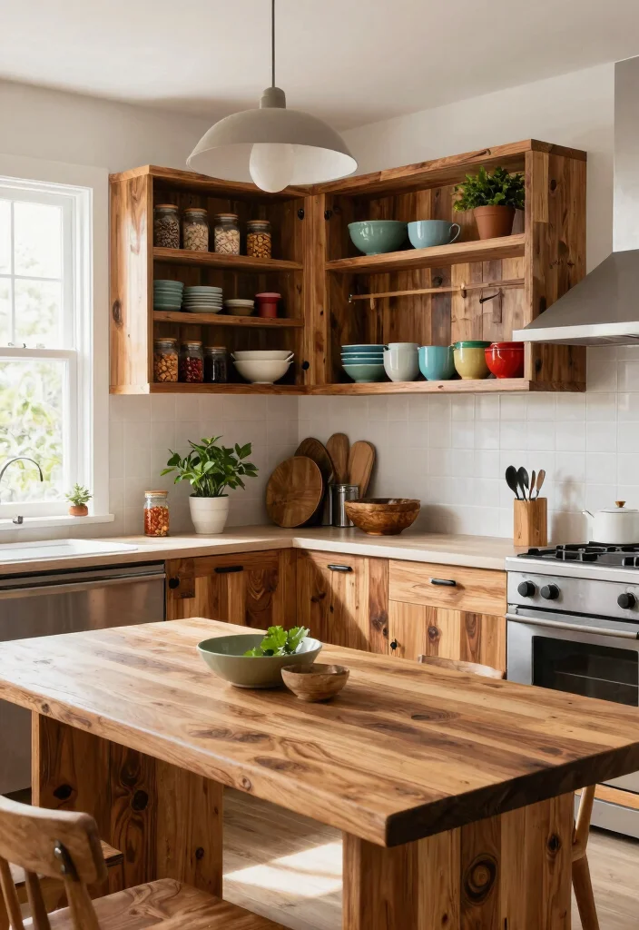 12 Kitchen Decoration Ideas for a Finished Look 1. Reclaimed Wood Accents 0