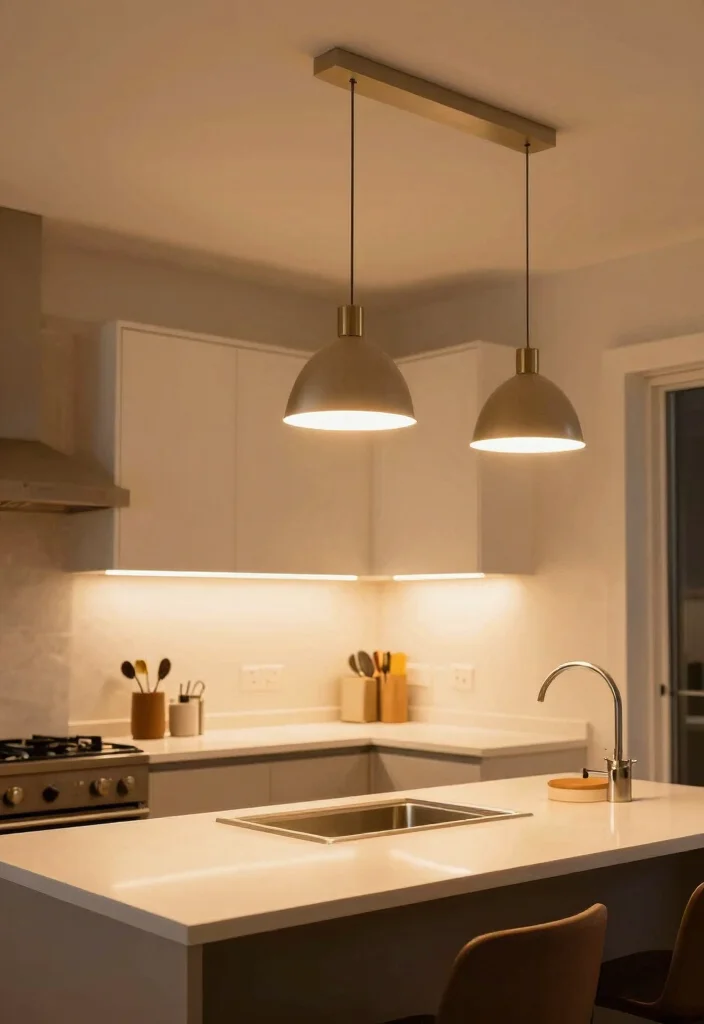 12 Kitchen Decoration Ideas for a Finished Look 11. Efficient Lighting 0