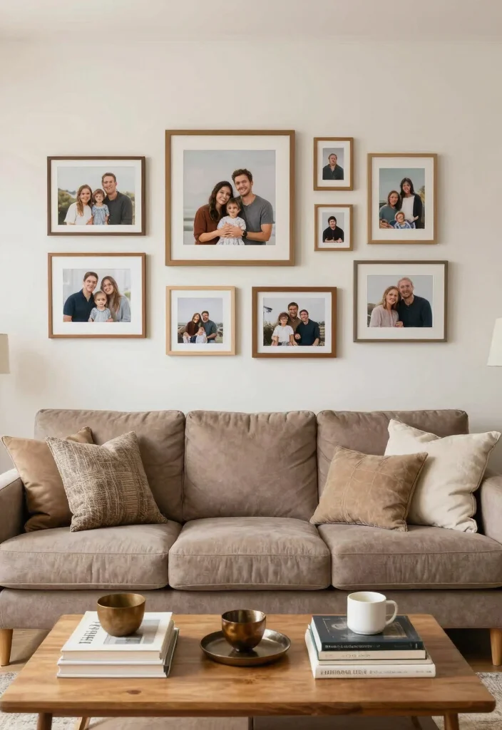 12 Light Brown Couch Living Room Ideas That Feel Cozy 9. Personal Touches 0