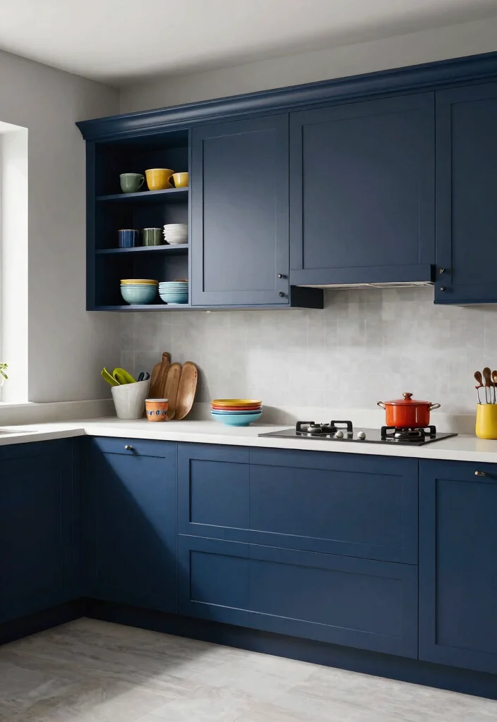 12 Light Grey Kitchen Ideas That Feel Clean and Timeless 11. The Power of Contrast 0