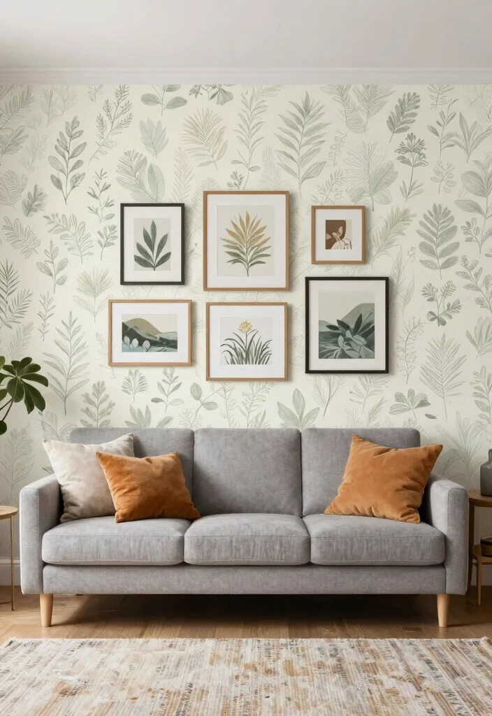 12 Living Room Panelling Ideas That Add Depth 10. Eco Friendly Wallpaper 0