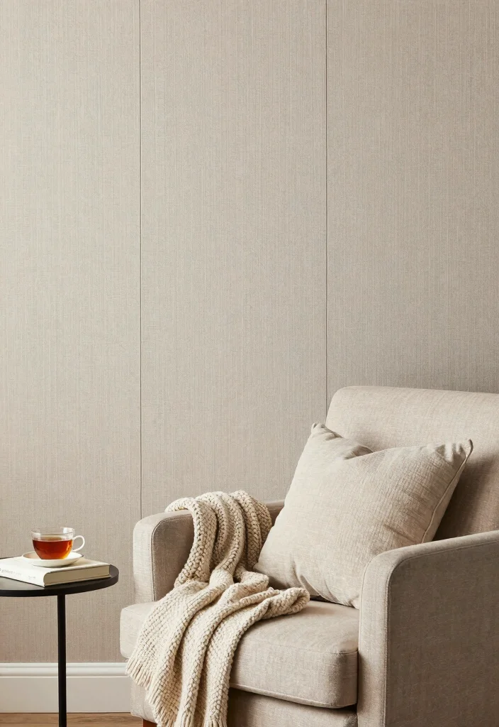 12 Living Room Panelling Ideas That Add Depth 5. Fabric Wall Panels 0