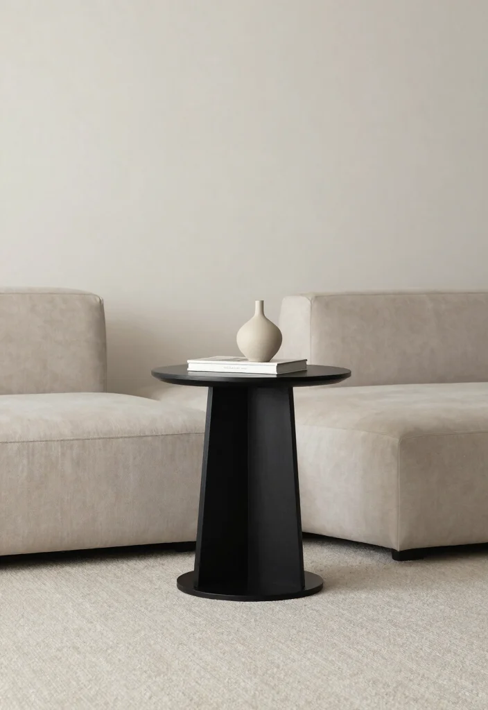 12 Living Room Side Table Ideas That Are Stylish and Useful 11. Minimalist Side Tables 0