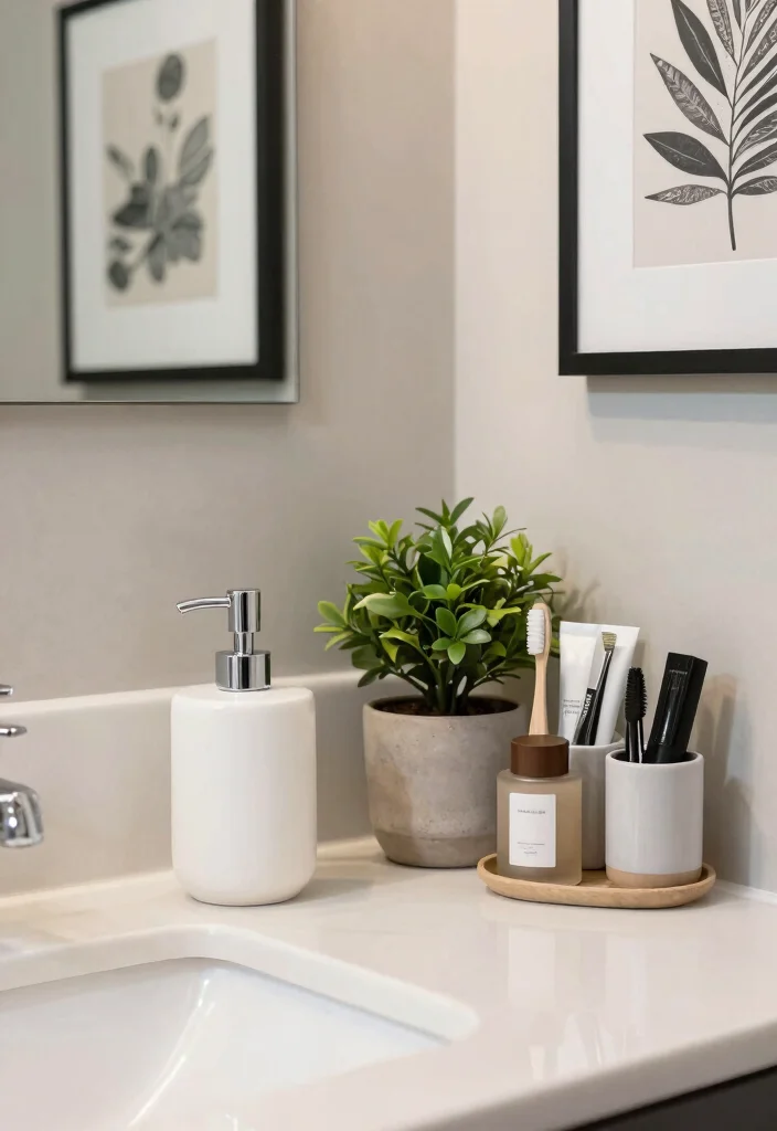 12 Mens Bathroom Ideas with Clean Masculine Style 12. Stylish Bathroom Accessories 0