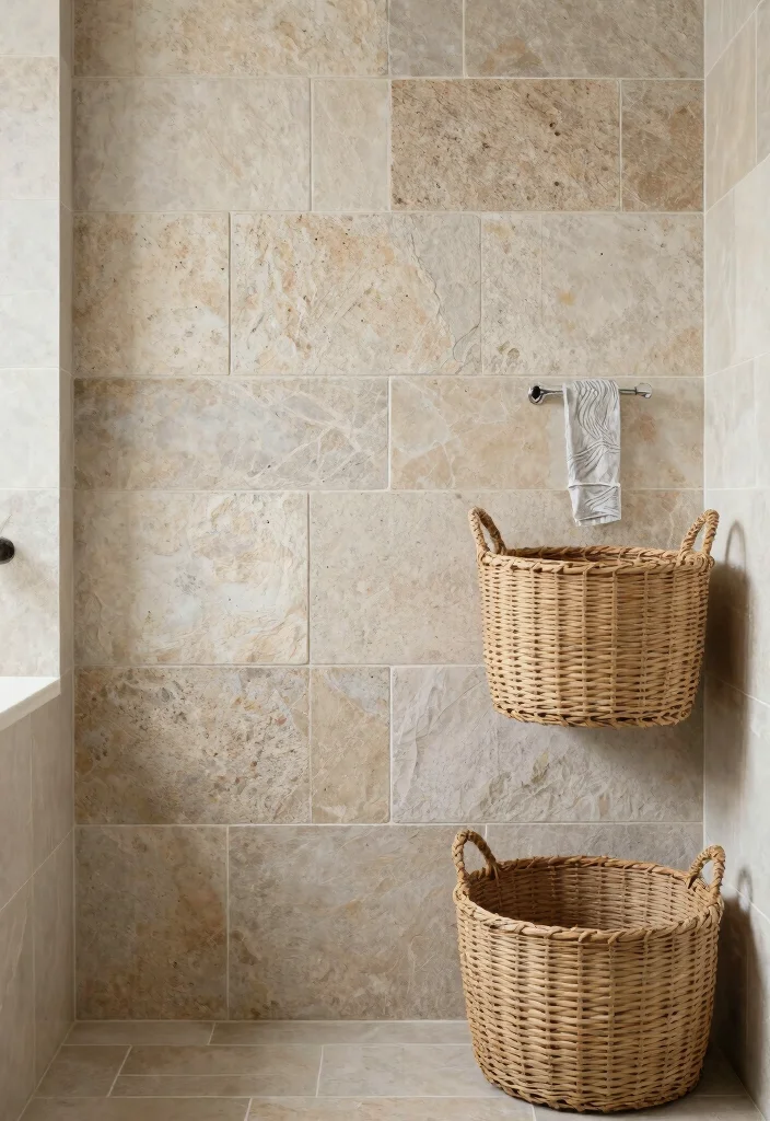 12 Minimalist Bathroom Ideas for a Calm Clean Look 10. Textured Surfaces 0