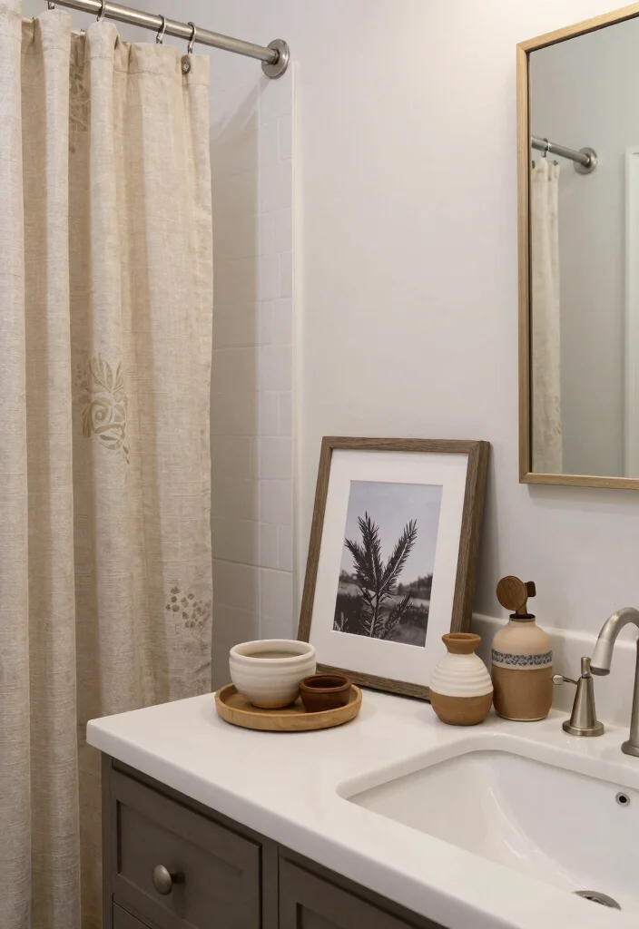 12 Neutral Earth Tone Bathroom Ideas That Feel Warm 12. Personal Touches 0