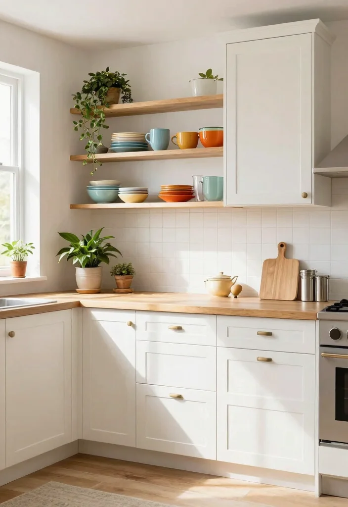 12 Painted Kitchen Cabinet Ideas That Transform the Space 6. Delicate Creamy White 0