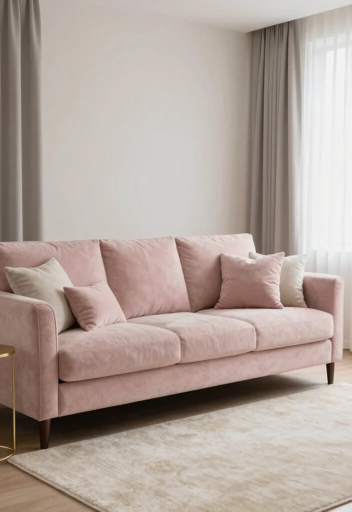 12 Pink Sofa Living Room Ideas with Soft Style 35 12 Pink Sofa Living Room Ideas with Soft Style 5. Soft Color Palettes 0