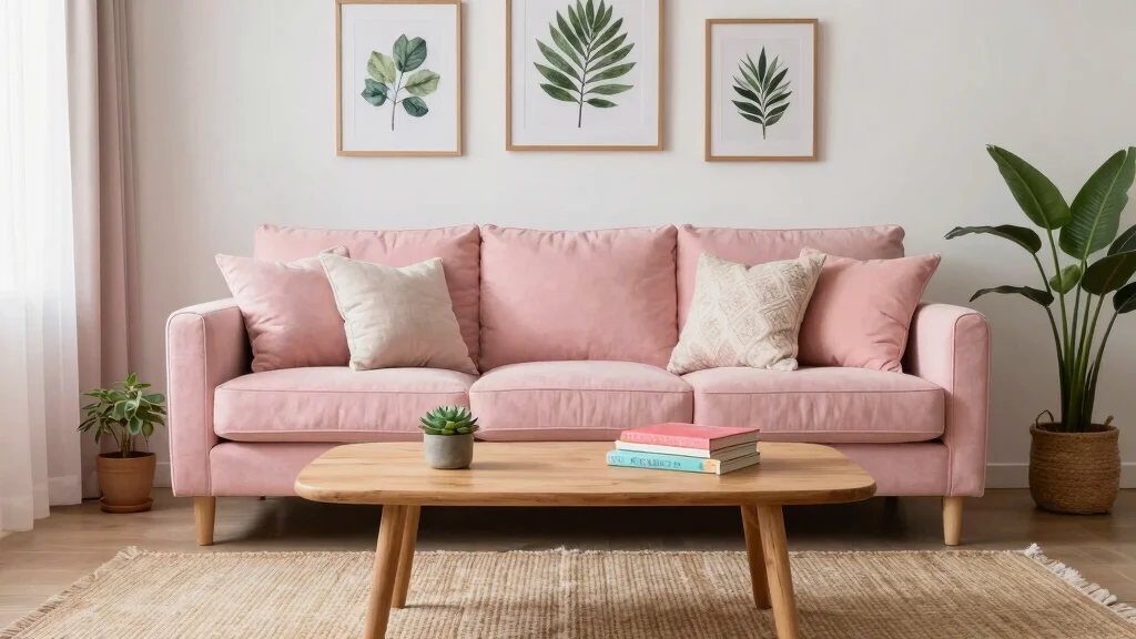 12 Pink Sofa Living Room Ideas with Soft Style
