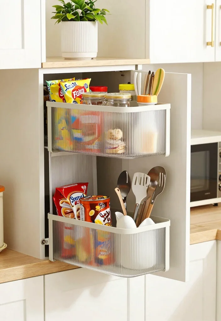 12 Small Kitchen Pantry Ideas That Maximize Storage 34 12 Small Kitchen Pantry Ideas That Maximize Storage 4. Over the Door Organizers 0