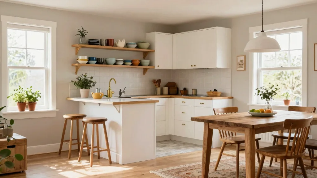 12 Small Kitchen and Dining Room Ideas That Flow Well