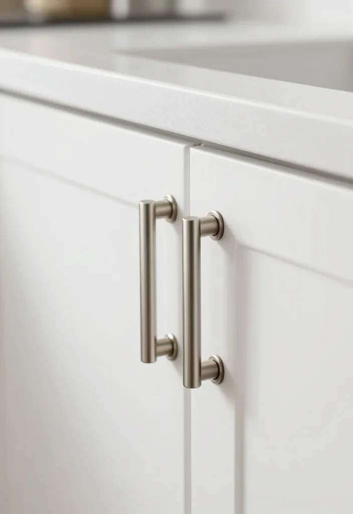 12 Small White Kitchen Ideas That Feel Bright and Open 52 12 Small White Kitchen Ideas That Feel Bright and Open 12. Opt for Sleek Hardware 0