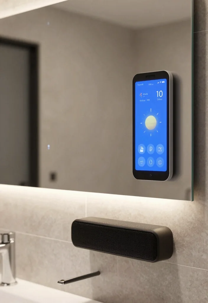 12 Teen Boys Bathroom Ideas That Feel Cool Not Childish 6. Smart Technology Integration 0