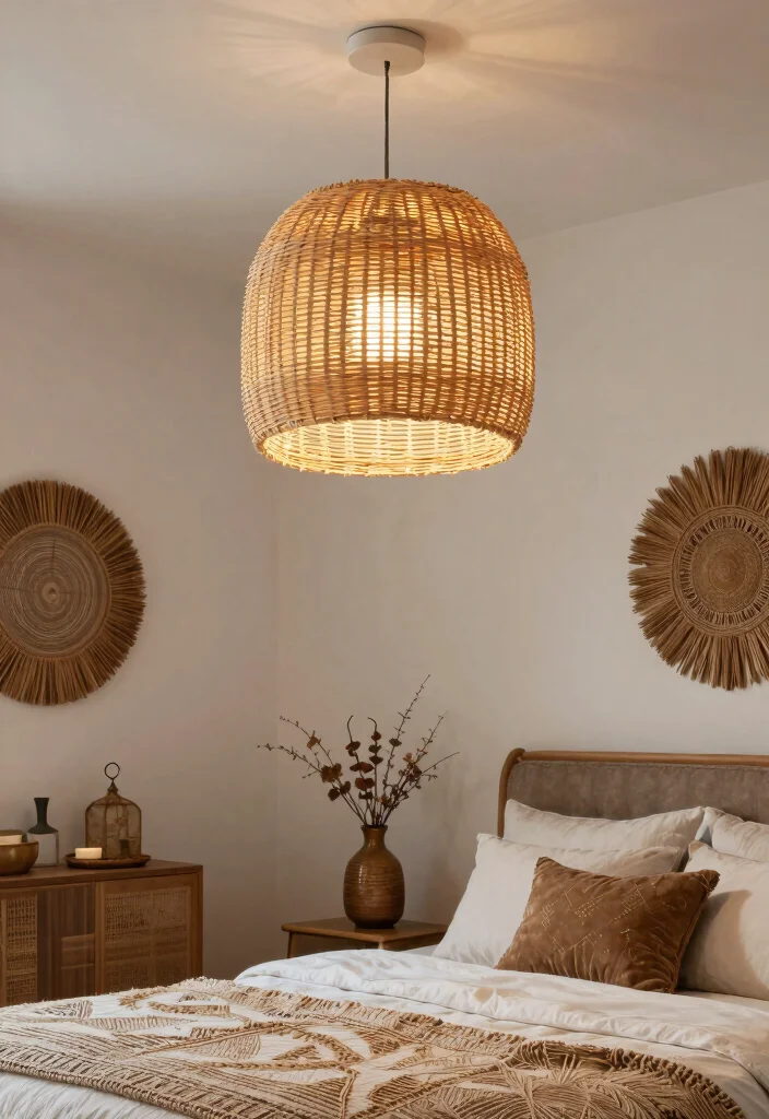 12 Trendy Bohemian Inspired Teenage Girls Bedroom Ideas 12. Statement Lighting Fixtures 0