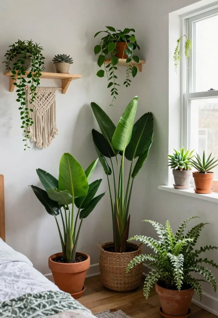 12 Trendy Bohemian Inspired Teenage Girls Bedroom Ideas 4. Natures Touch with Plants 0