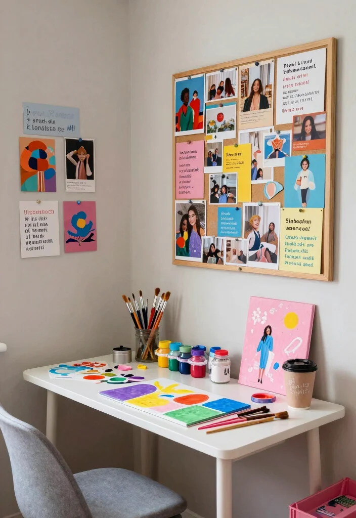 12 Trendy Bohemian Inspired Teenage Girls Bedroom Ideas 8. Personal Touches with DIY Decor 0