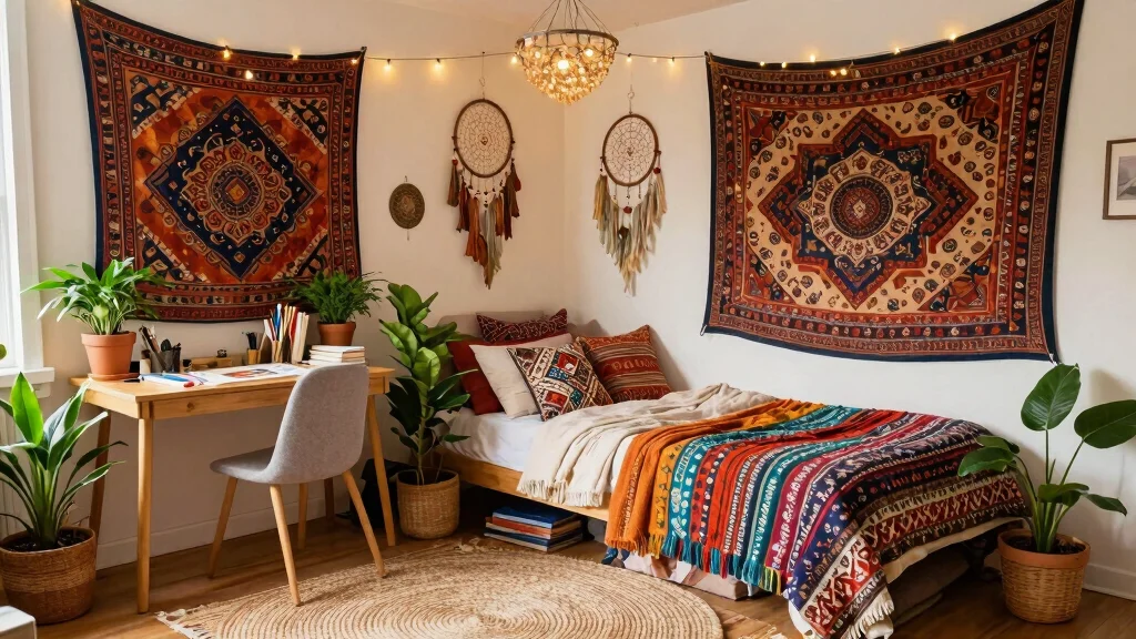 12 Trendy Bohemian-Inspired Teenage Girls Bedroom Ideas
