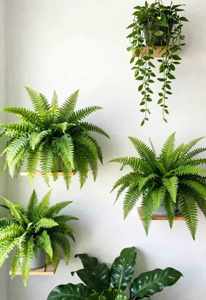 12 White Bathroom Ideas That Feel Clean and Bright 10. Incorporating Greenery 0