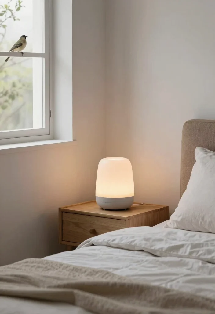 12 Zen Bedroom Ideas for Peaceful Minimal Living 10. Mindful Soundscapes 0