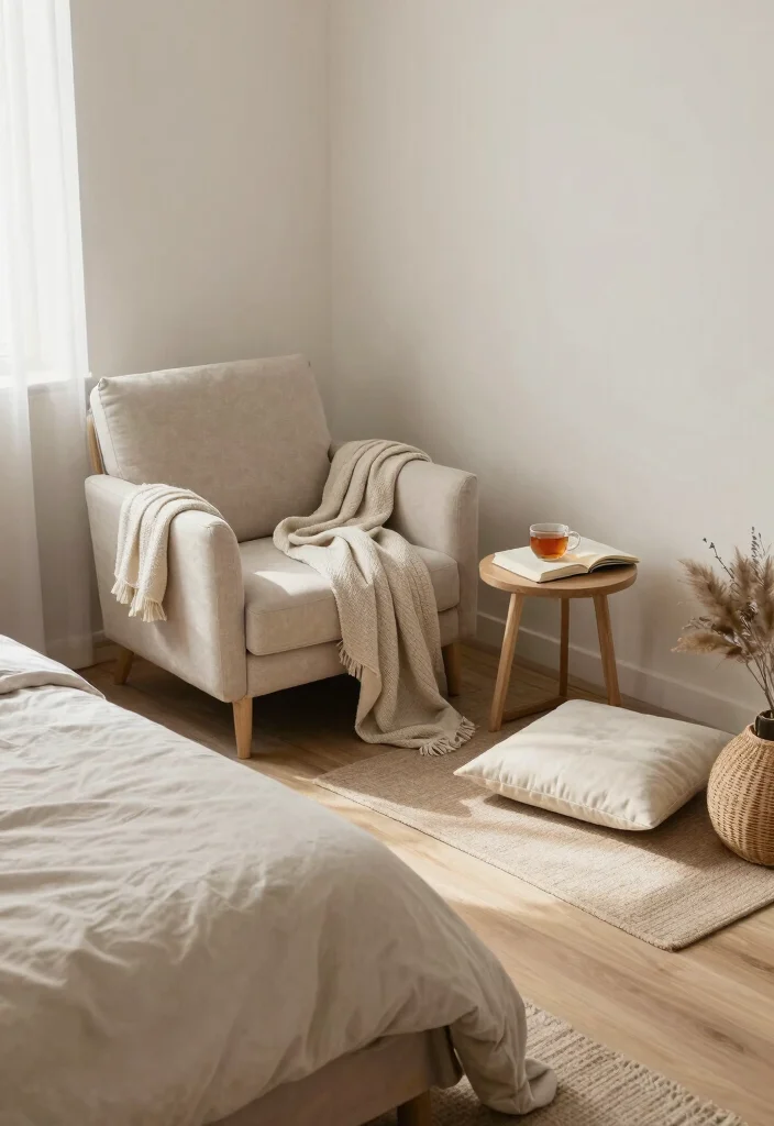 12 Zen Bedroom Ideas for Peaceful Minimal Living 12. Zones for Relaxation 0