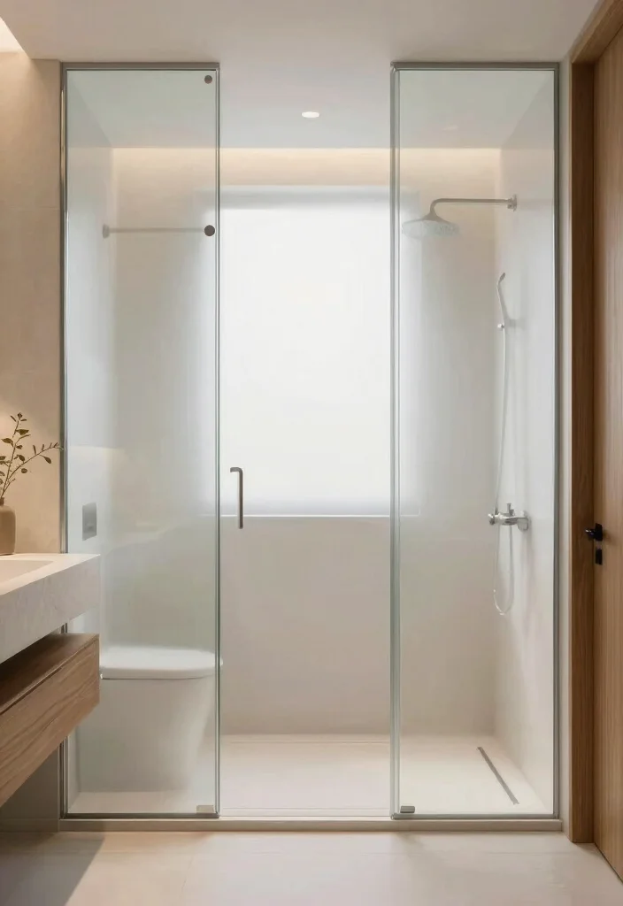 14 Bathroom Panelling Ideas That Instantly Add Depth and Style 50 14 Bathroom Panelling Ideas That Instantly Add Depth and Style 10. Glass Panels for an Open Feel 0