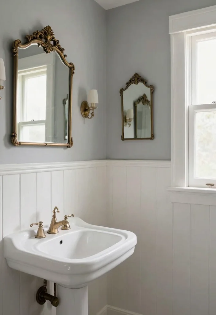 14 Bathroom Panelling Ideas That Instantly Add Depth and Style 26 14 Bathroom Panelling Ideas That Instantly Add Depth and Style 6. Classic Beadboard for Timeless Appeal 0