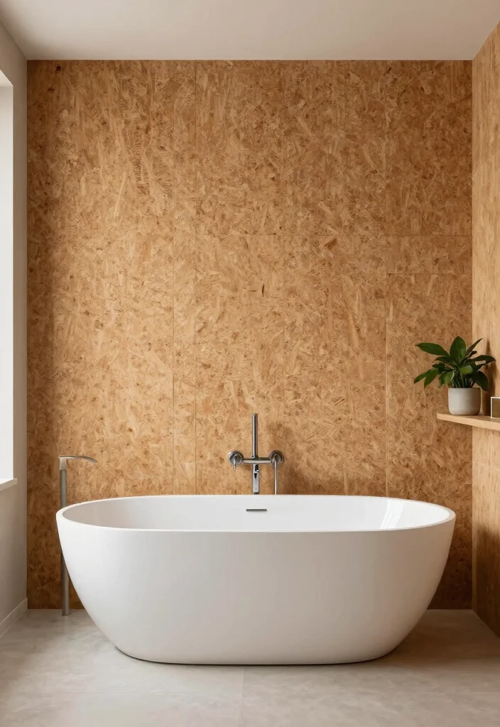 14 Bathroom Panelling Ideas That Instantly Add Depth and Style 27 14 Bathroom Panelling Ideas That Instantly Add Depth and Style 7. Sustainable Cork Panels for Eco Friendly Elegance 0