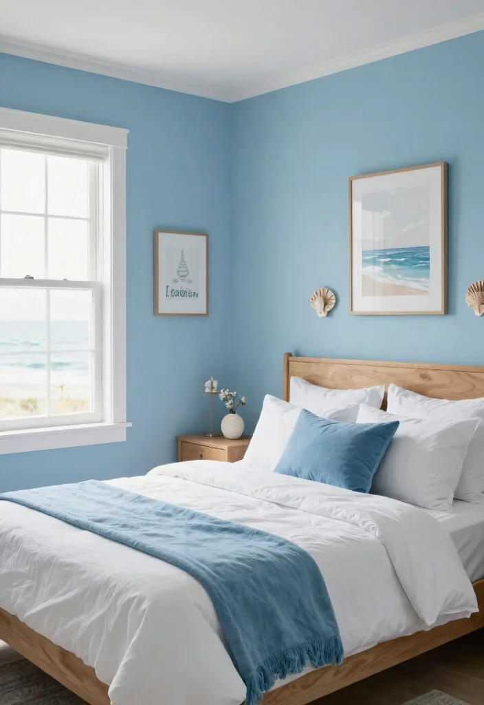 14 Bedroom Color Scheme Ideas That Always Work 3 14 Bedroom Color Scheme Ideas That Always Work 3. Ocean Blue and Soft White 0