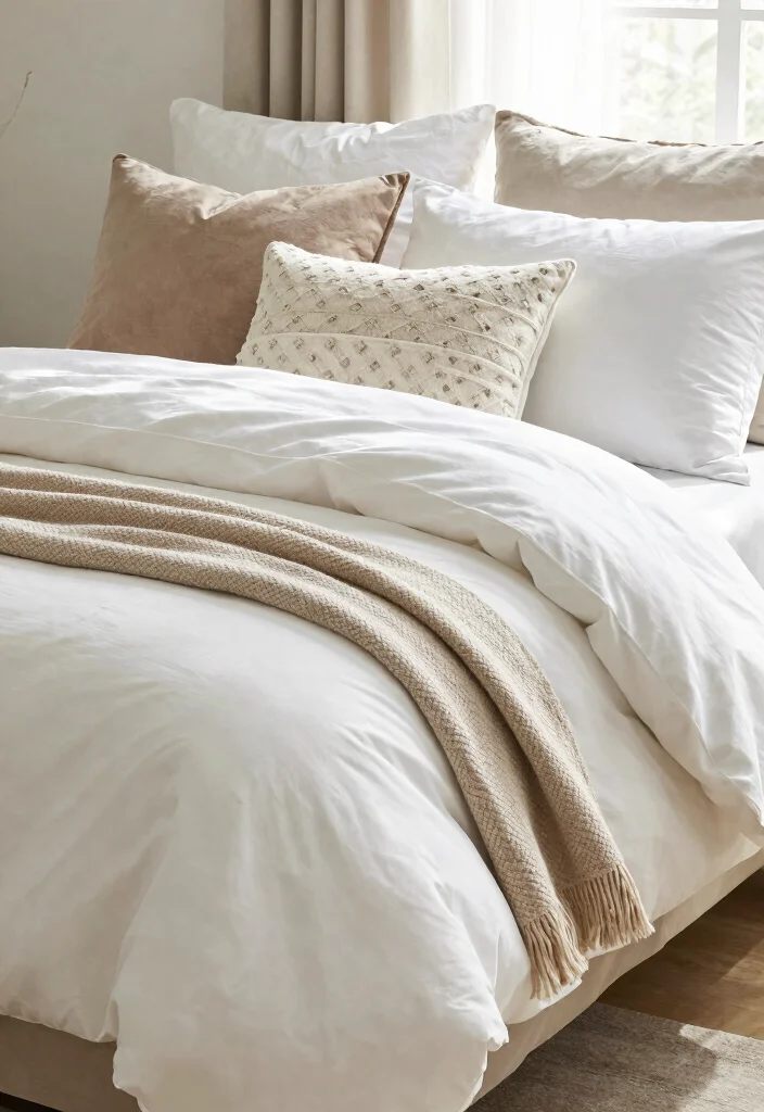14 Cozy Aesthetic Bedroom Ideas That Feel Warm 2. Layer Up with Comfortable Bedding 0