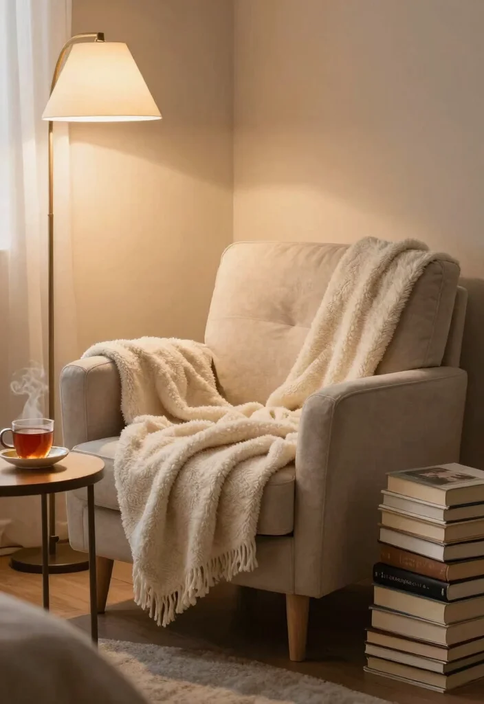 14 Cozy Aesthetic Bedroom Ideas That Feel Warm 4. Create a Reading Nook 0