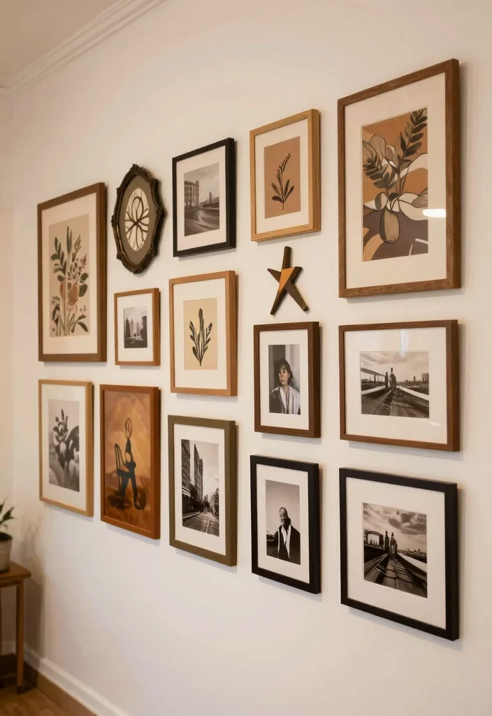 14 Cozy Aesthetic Bedroom Ideas That Feel Warm 9. Create a Gallery Wall 0