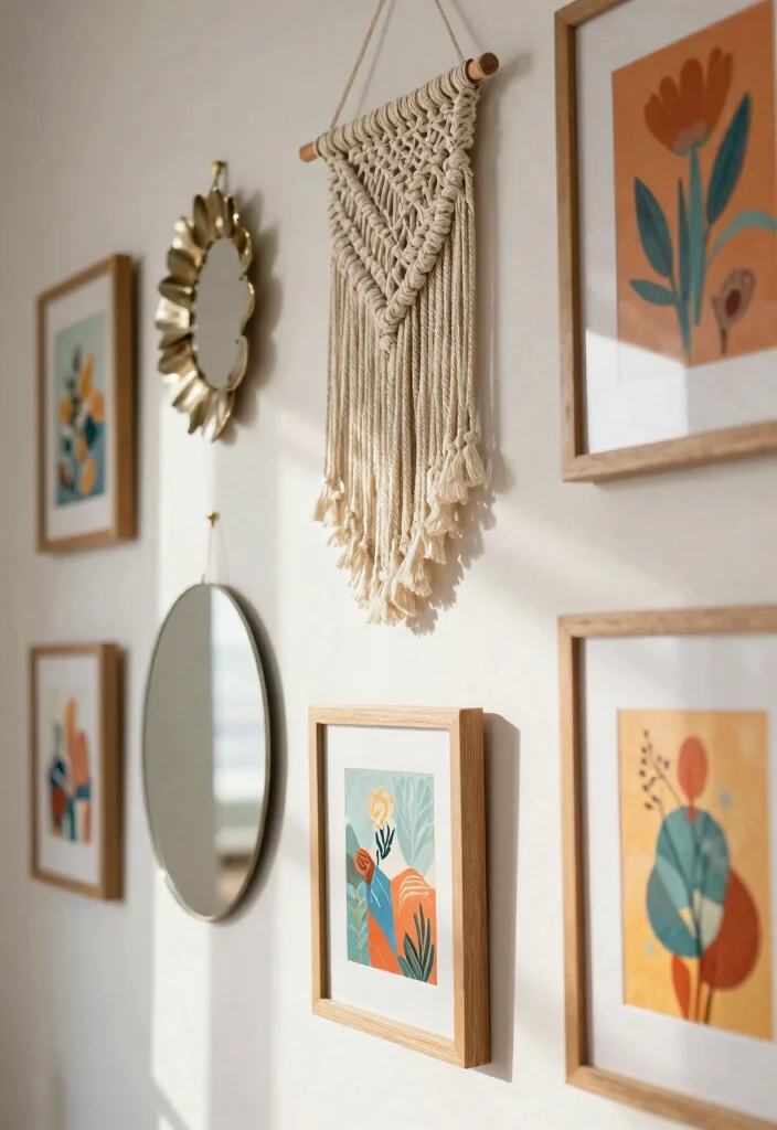 14 Gallery Wall Living Room Ideas People Love Saving 1. Layered Textures 0