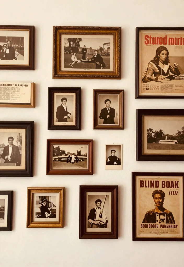 14 Gallery Wall Living Room Ideas People Love Saving 14. Vintage Finds 0