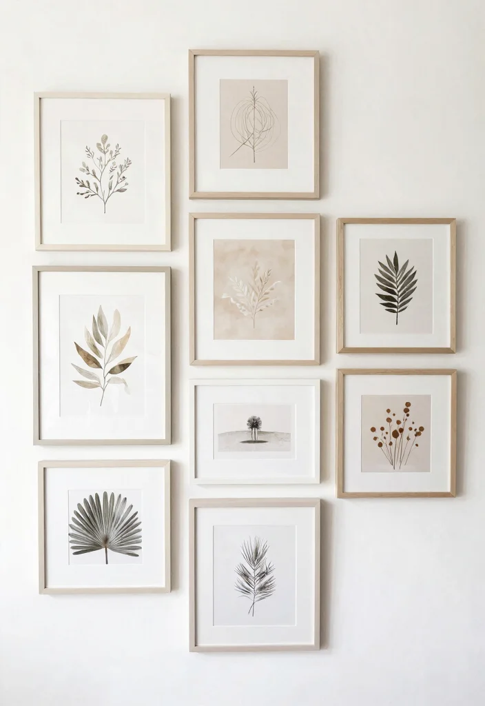 14 Gallery Wall Living Room Ideas People Love Saving 7. Geometric Arrangements 0