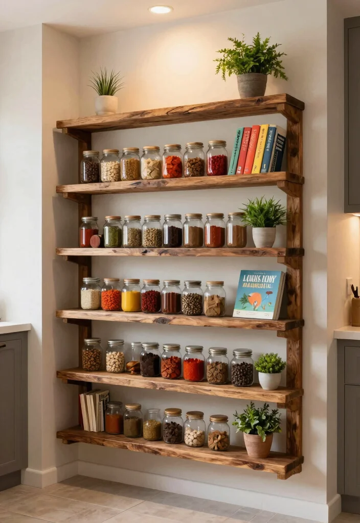 14 Kitchen Storage Ideas for Small Spaces That Actually Work 1. Vertical Wall Shelves 0