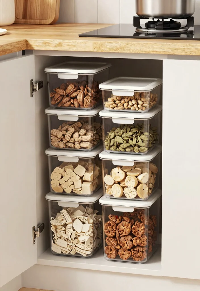 14 Kitchen Storage Ideas for Small Spaces That Actually Work 11. Stackable Storage Solutions 0