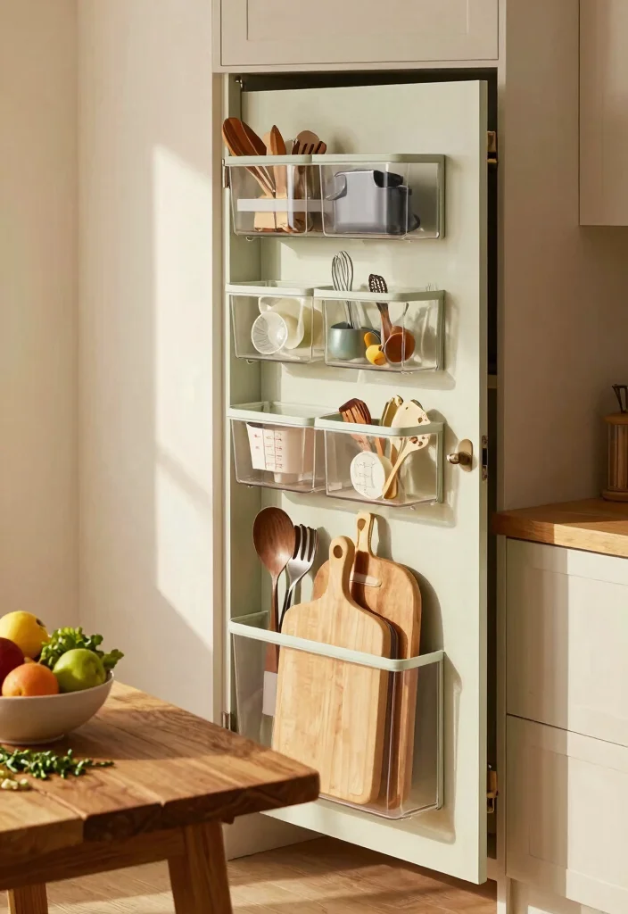 14 Kitchen Storage Ideas for Small Spaces That Actually Work 2. Over the Door Storage 0