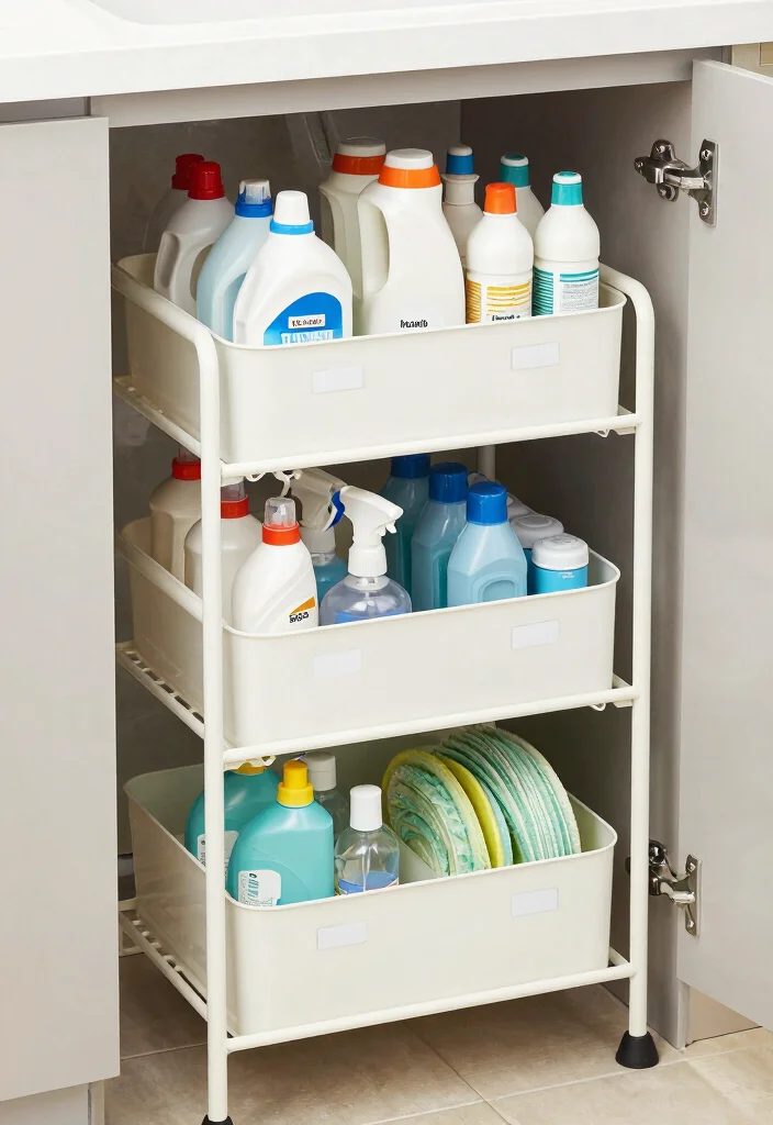 14 Kitchen Storage Ideas for Small Spaces That Actually Work 8. Under Sink Storage Solutions 0
