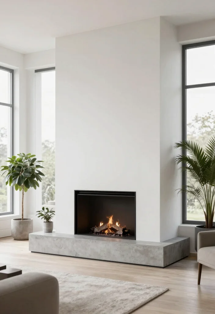14 Living Room Ideas with Fireplace as the Focal Point 3 14 Living Room Ideas with Fireplace as the Focal Point 3. Modern Minimalist Fireplaces 0