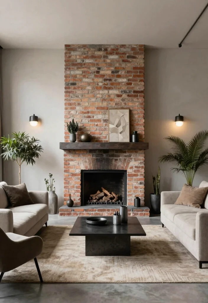 14 Living Room Ideas with Fireplace as the Focal Point 25 14 Living Room Ideas with Fireplace as the Focal Point 5. Fireplace Integration with Interior Trends 0