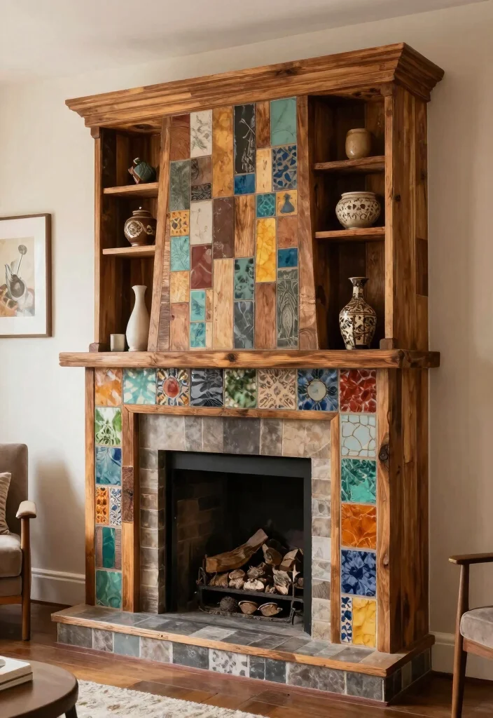 14 Living Room Ideas with Fireplace as the Focal Point 36 14 Living Room Ideas with Fireplace as the Focal Point 6. Unique Fireplace Surrounds 0