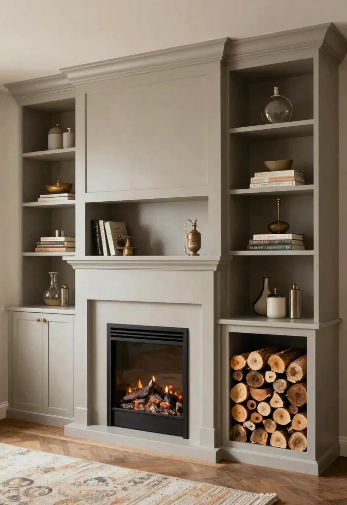 14 Living Room Ideas with Fireplace as the Focal Point 37 14 Living Room Ideas with Fireplace as the Focal Point 7. Fireplace with Built in Storage 0