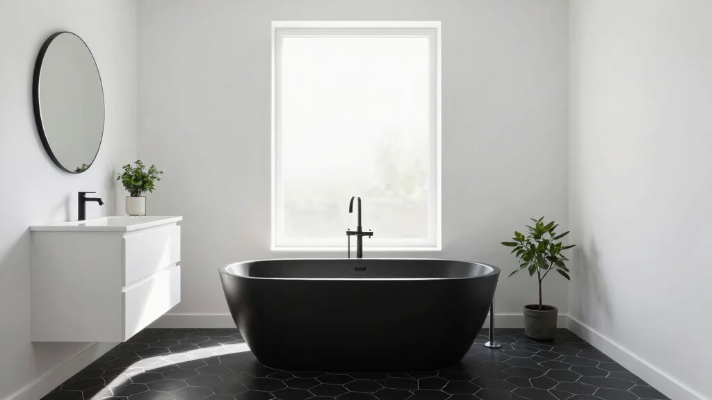 14 Modern Black and White Bathroom Ideas That Look Sharp