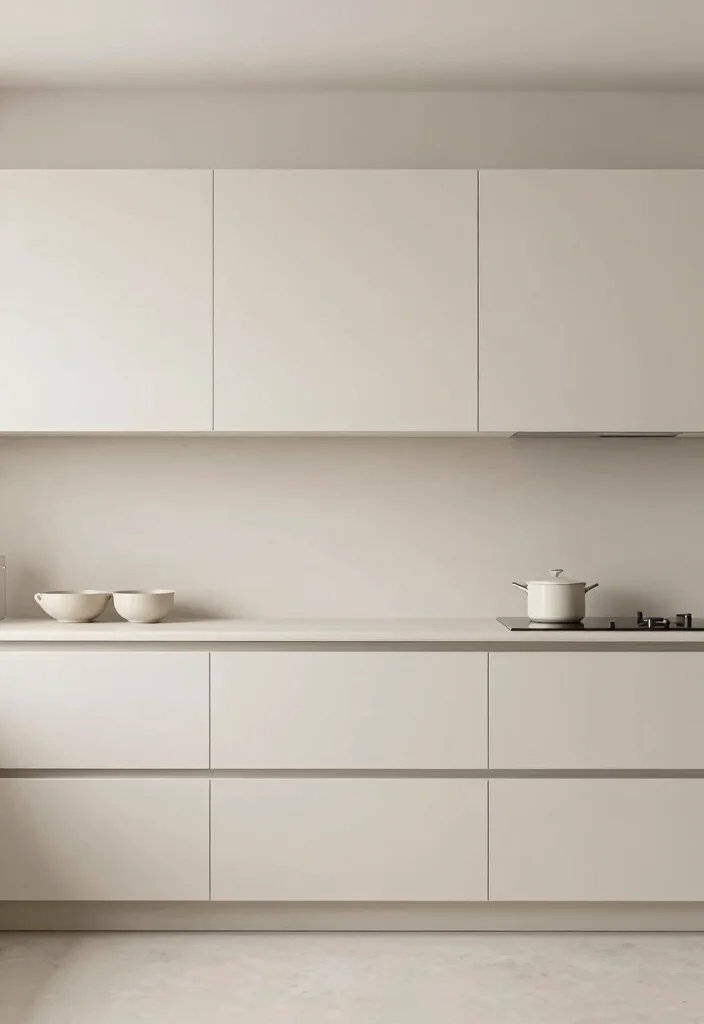 14 Modern Kitchen Ideas with Clean Lines and Function 12. Minimalist Decor 0