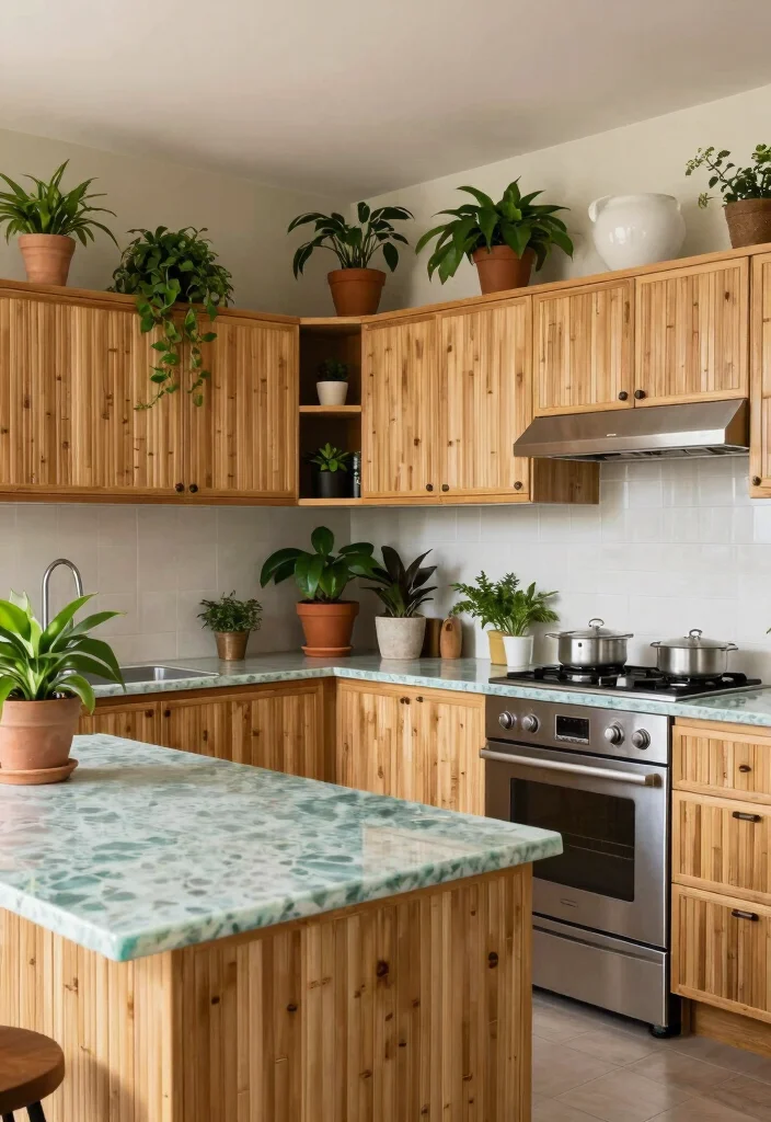 14 Modern Kitchen Ideas with Clean Lines and Function 6. Eco Friendly Designs 0