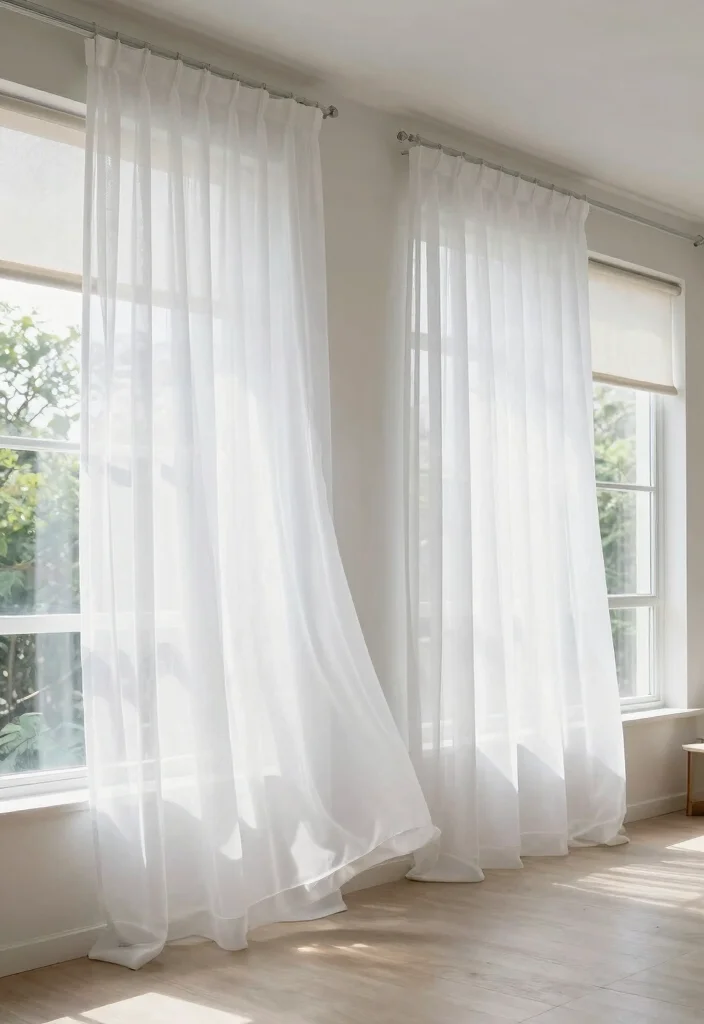 14 Open Concept Living Room Ideas That Feel Spacious 10. Choose Wisely with Window Treatments 0