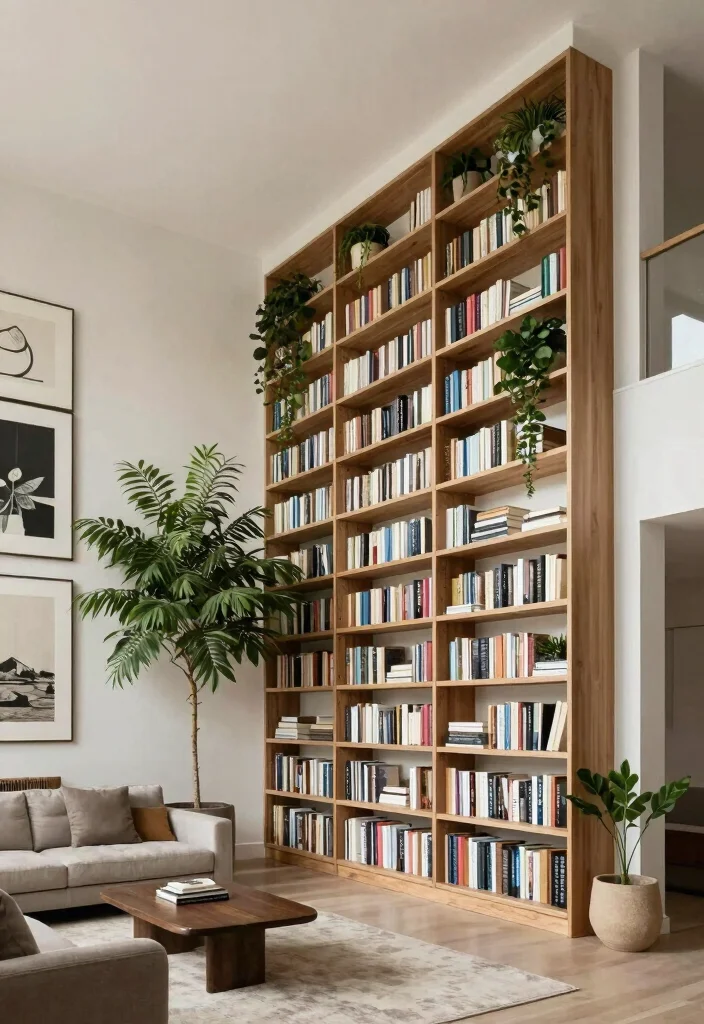 14 Open Concept Living Room Ideas That Feel Spacious 6. Incorporate Vertical Space 0