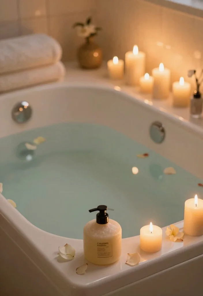 14 Relaxing Bathroom Ideas That Feel Spa Like 50 14 Relaxing Bathroom Ideas That Feel Spa Like 10. Create a Bathing Ritual 0