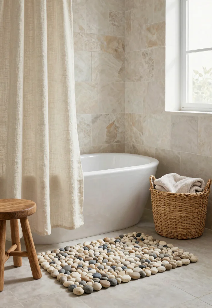 14 Relaxing Bathroom Ideas That Feel Spa Like 35 14 Relaxing Bathroom Ideas That Feel Spa Like 5. Utilize Natural Textures 0